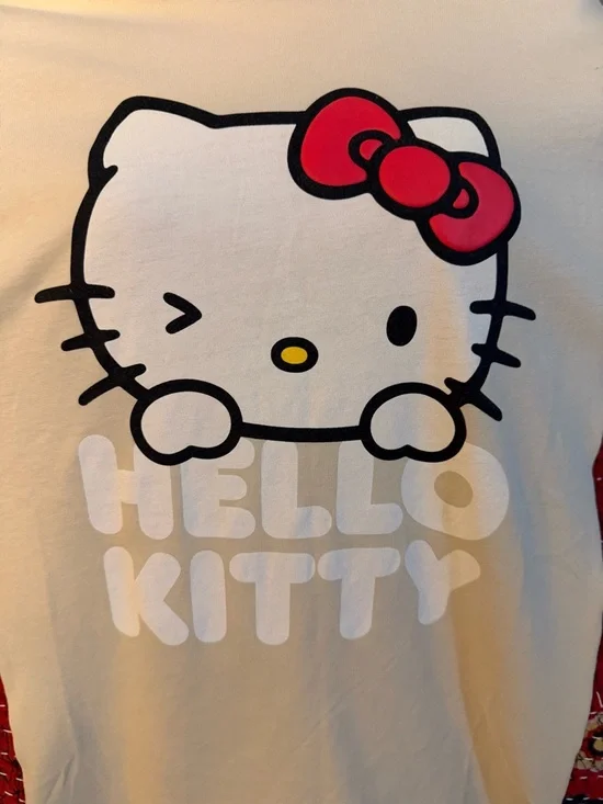 Handcrafted Upcycled Hello Kitty Kantha Tunic NWT One Size - Picture 8 of 8